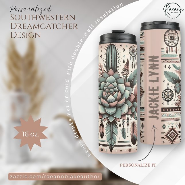 Termo Diseño Personalizado de Atrapasueños del Suroeste (Subido por el creador)