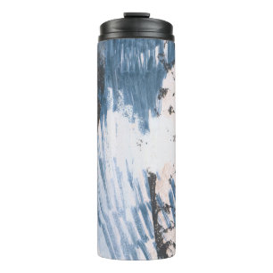 Termo Diseño pintado a mano. Estilo artístico único. Abs