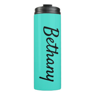 Termo Diseño popular de casamiento turquesa de 12 oz