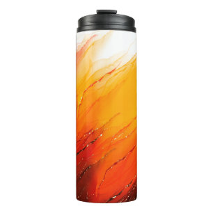 Termo Diseño Purpurinoso de Tumbler de tinta de alcohol