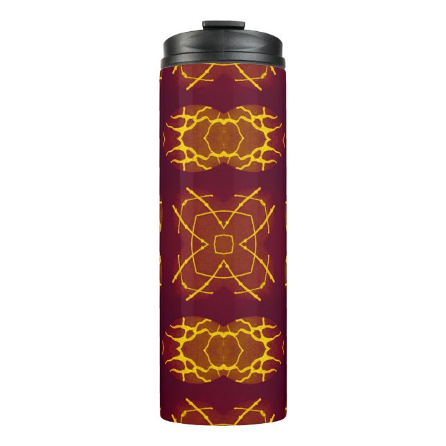 Termo Diseño retro de impresión sin foco geométrico. Geo (Anverso)