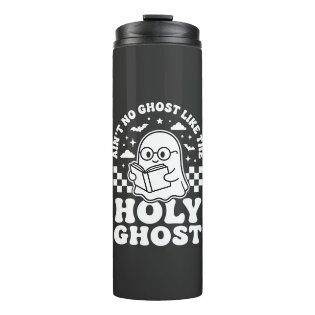 Termo Diseño Retro Fantasma de Halloween Espíritu Santo_ (Anverso)