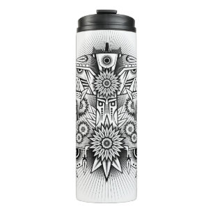Termo Diseño tribal artístico