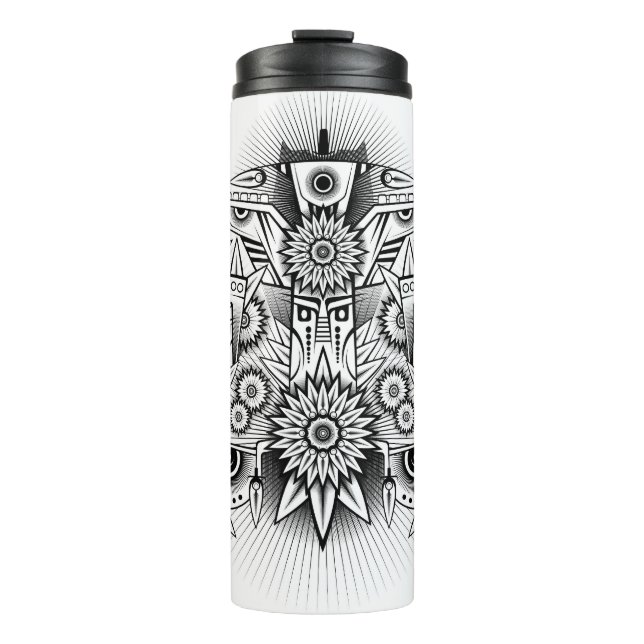Termo Diseño tribal artístico (Anverso)