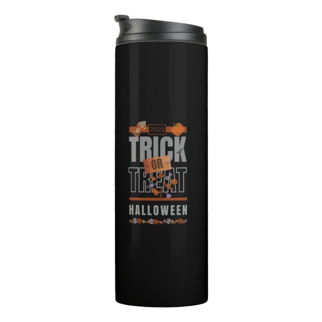 Termo Diseño Trick o Treat-Halloween 2023 (Rotado hacia la derecha)