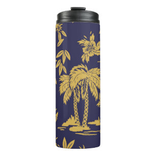 Termo Diseño vintage sin inconvenientes con Hawaii, trop