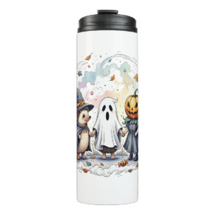 Termo Disfraz de erizos lindos de Halloween
