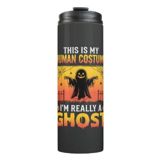 Termo Disfraz de Fantasma Vintage para Humano de Hallowe