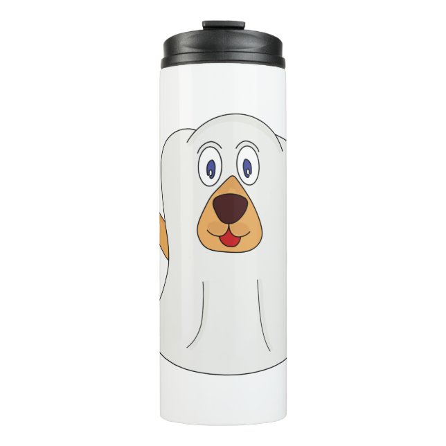 Termo Disfraz de Halloween fantasma para perros (Anverso)