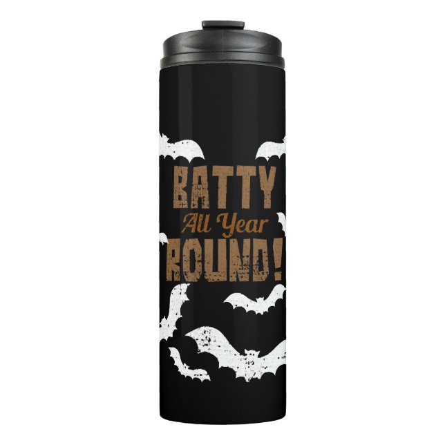 Termo Disfraz de murciélago de Halloween (Anverso)