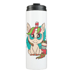 Termo Disfraz de Navidad de Unicornio Adorable Regalo pa