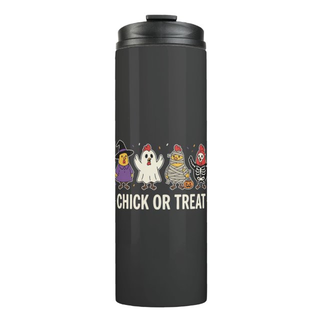 Termo Disfraz de pollo divertido de Halloween Chick o Tr (Anverso)