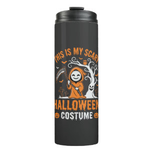 Termo Disfraz divertido de Halloween Segador Cementerio