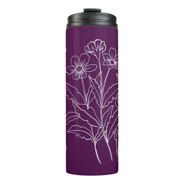 Termo Disfruta de las flores de las Pequeñas Cosas (Anverso)