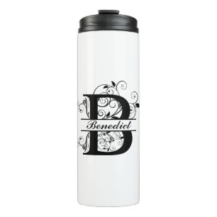 Termo Disfruta de tu café con tu Monograma personalizado