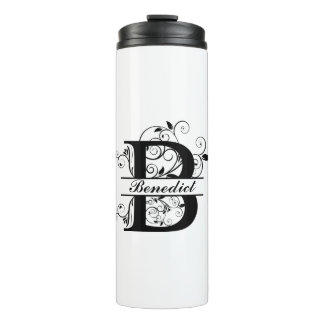 Termo Disfruta de tu café con tu Monograma personalizado