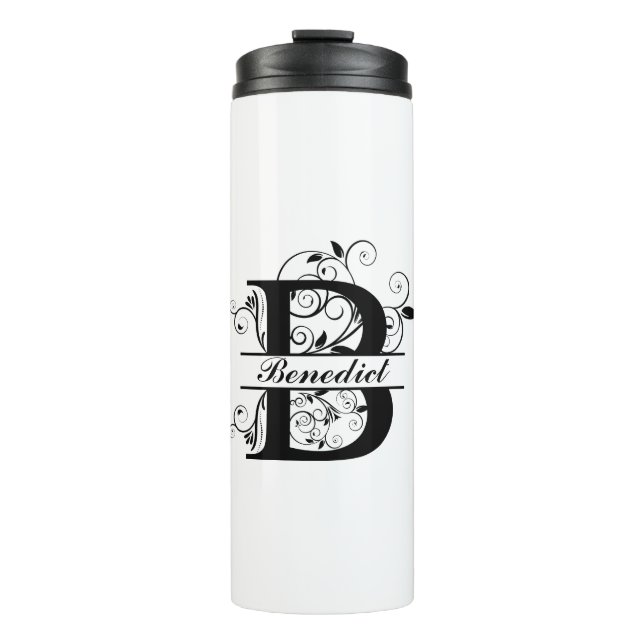 Termo Disfruta de tu café con tu Monograma personalizado (Anverso)