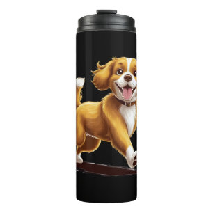 Termo Distracción de Perro – Diseño Retro Vintage para A