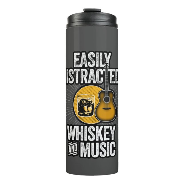 Termo Distrado fácilmente por el vino y los espectáculos (Anverso)