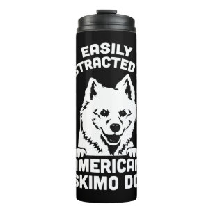 Termo Distraído Fácilmente Por Los Perros Eskimo Estadou