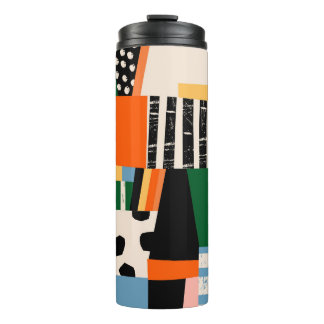 Termo Diversas formas: diseño abstracto y transparente