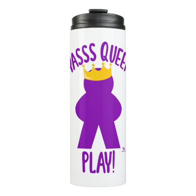 Termo Diversión Yas Queen Play Board Game Motto (Anverso)