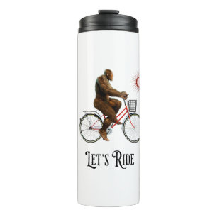 Termo Divertida Aventura Retro en Bicicleta de Bigfoot