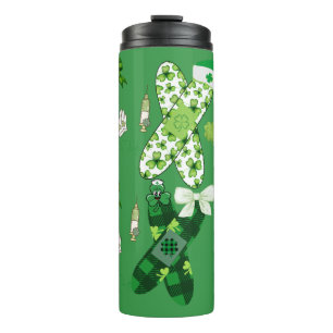 Termo Divertida enfermera St Patrick's Day