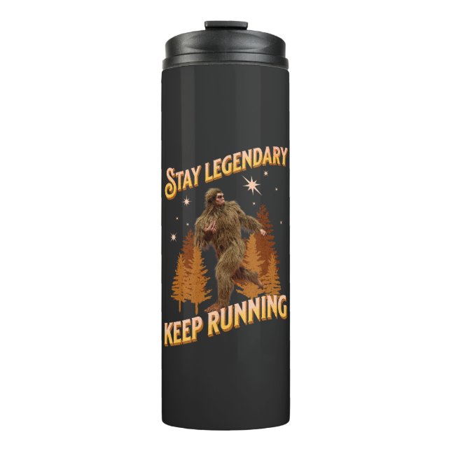 Termo Divertida Motivación para Correr de Bigfoot (Anverso)
