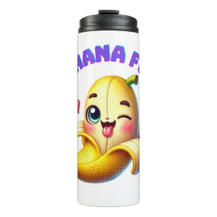 Termo Divertido diseño de ganadería bananera para divers