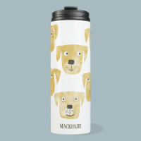 Divertido Golden Labrador Recuperador Perro Arte P