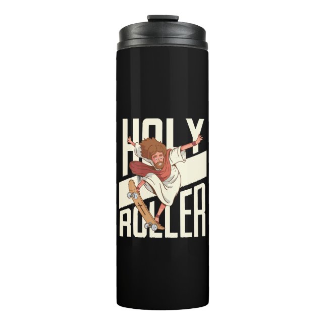 Termo Divertido Jesús de Patineta Holy Roller (Anverso)