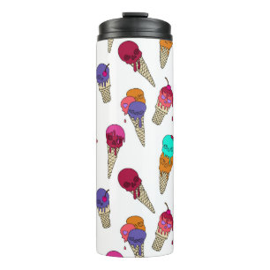 Termo Divertido Melty verano Gótico Skull Helado Crema r