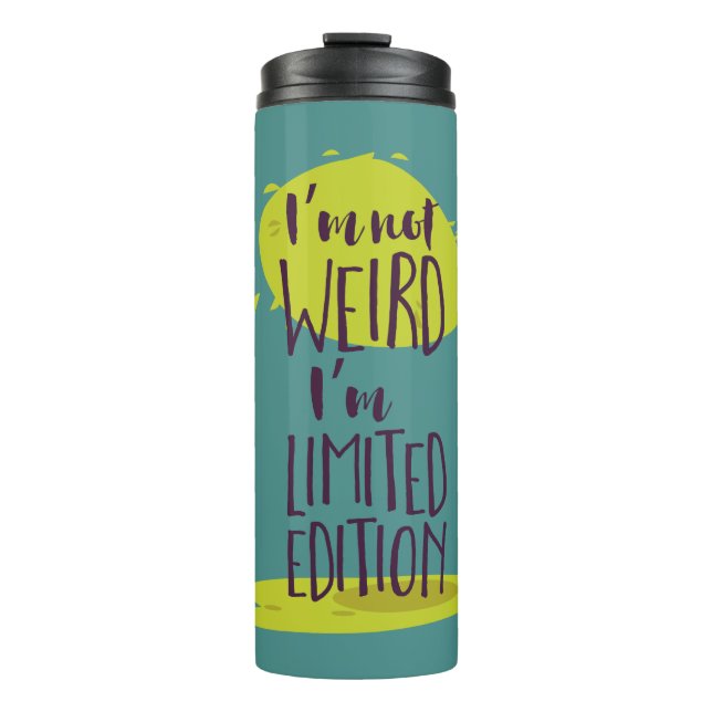 Termo Divertido No soy raro, soy edición limitada (Anverso)