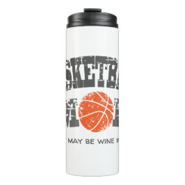 Termo Divertido Tumbler termal de mamá de baloncesto