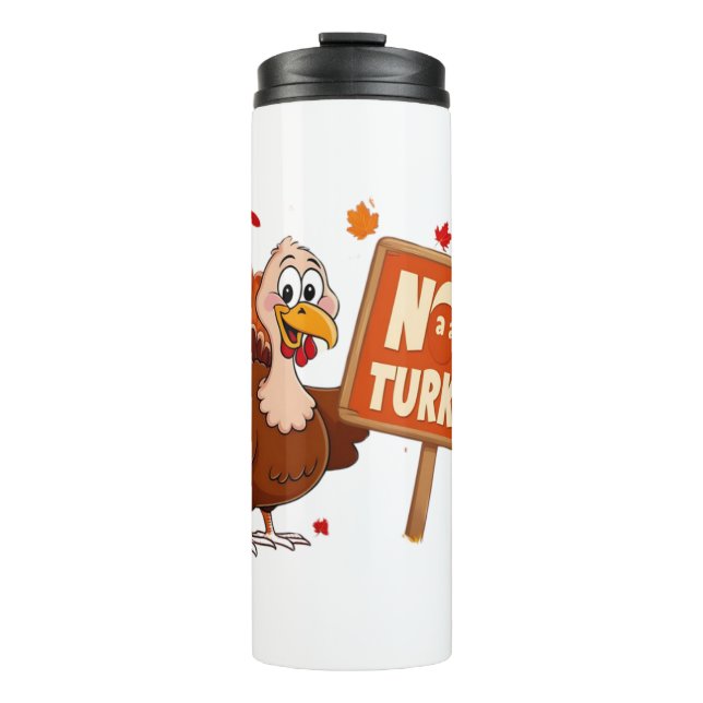 Termo Divertido y humorístico baile de gracias a Turquía (Anverso)