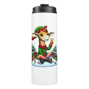 Termo Divertidos Navidades de la mano de la paz Giraffe 