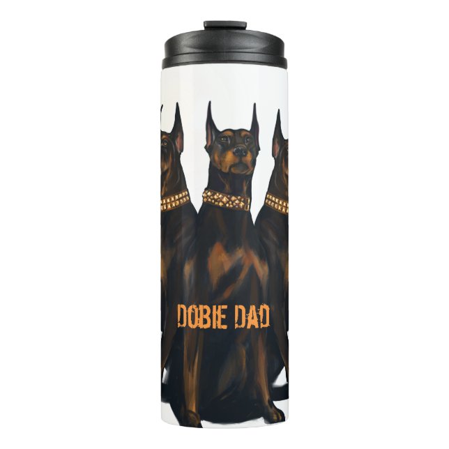Termo Dobie Dad, Doberman, doberman lover, doberman owne (Anverso)