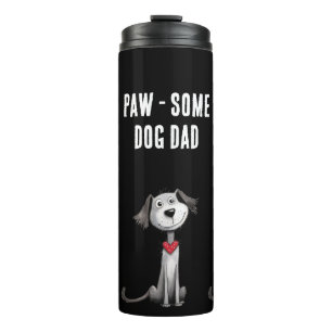 Termo Dog Dad Whimsical Fathers Day Paw-some