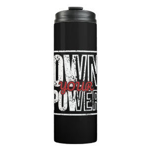 Termo Domina Tu Poder – Diseño de Cita Motivacional en N