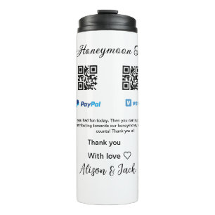 Termo Donación de fondo de luna de miel venomo paypal Q