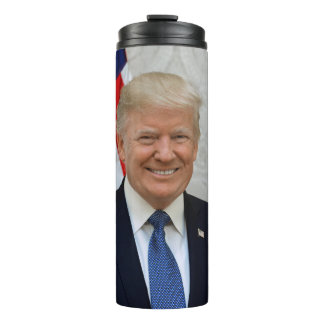 Termo Donald Trump Presidente de los Estados Unidos Casa
