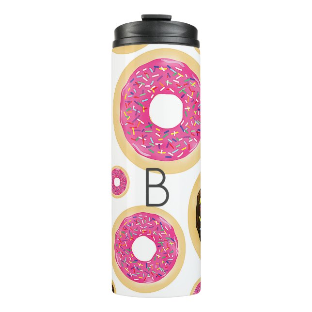 Termo Donas con Sprinkles Rosados y Marrones Diversión M (Anverso)