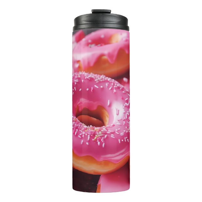 Termo Donuts de fresa rosada (Anverso)