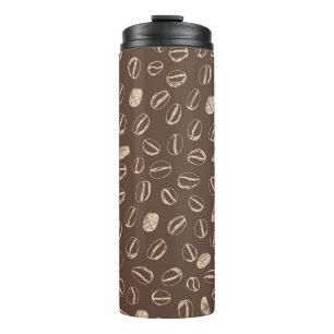 Termo Doodle personalizado dibujado a mano con granos de