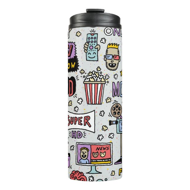 Termo Doodles de la serie de televisión: Divertido conju (Anverso)