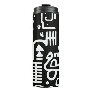 Termo Doodles Resumen de formas modernas