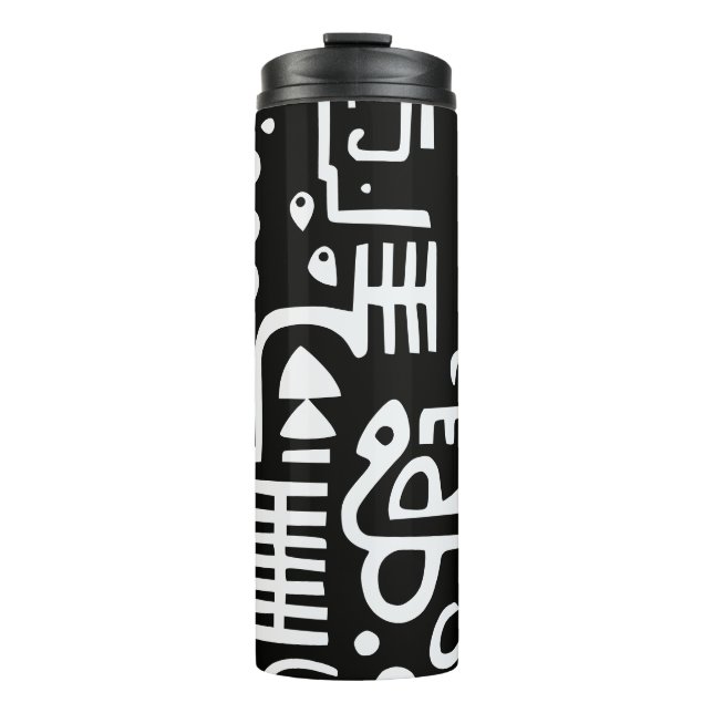 Termo Doodles Resumen de formas modernas (Anverso)