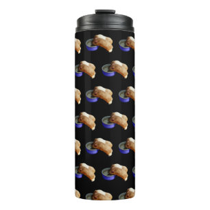 Termo Dos Cerdos Marrones Y Blancos De Guinea,  