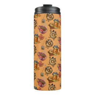 Termo Doughnuts y té adorables